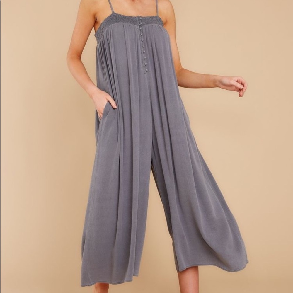 Living It Up Grey Jumpsuit from RedDress